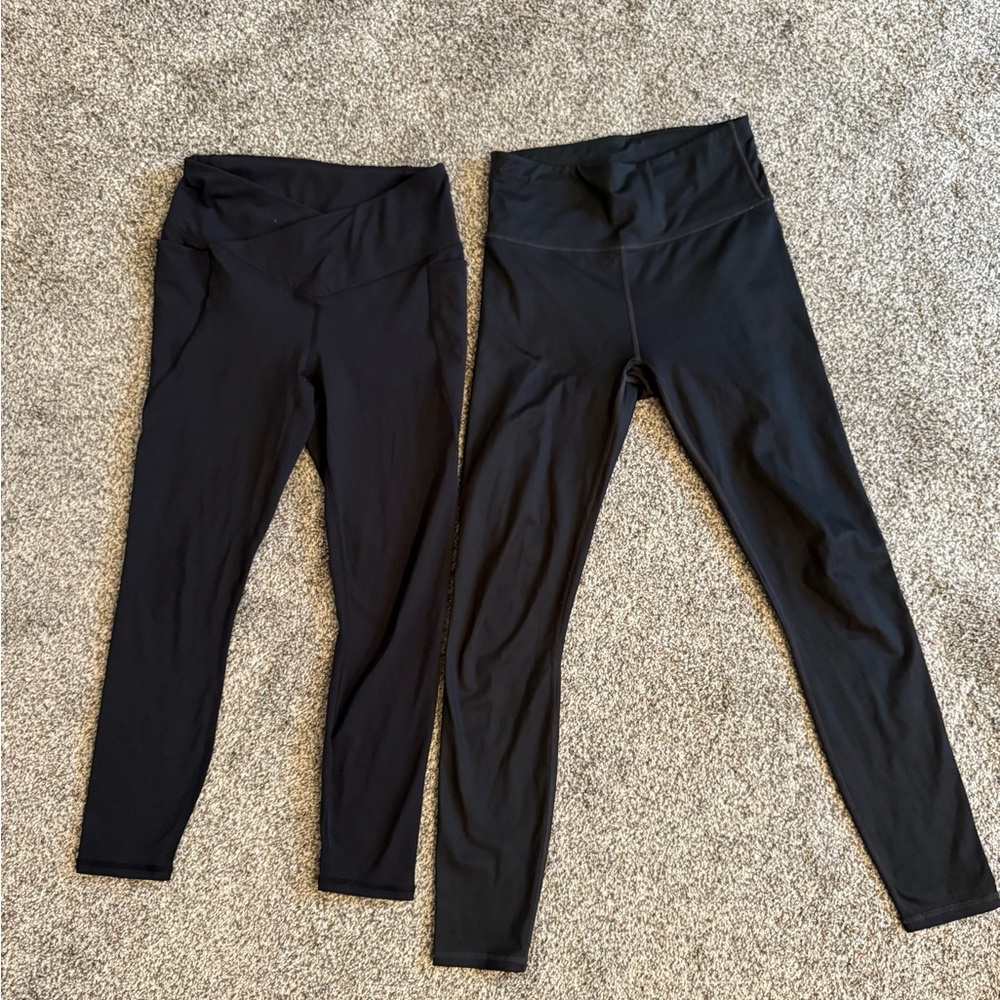 Fabletics Black Leggings Set